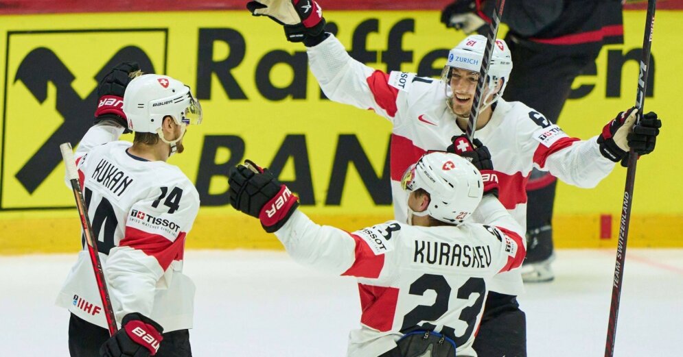 Сенсация на ЧМ по хоккею: Швейцария обыграла Канаду, забросив 6 шайб