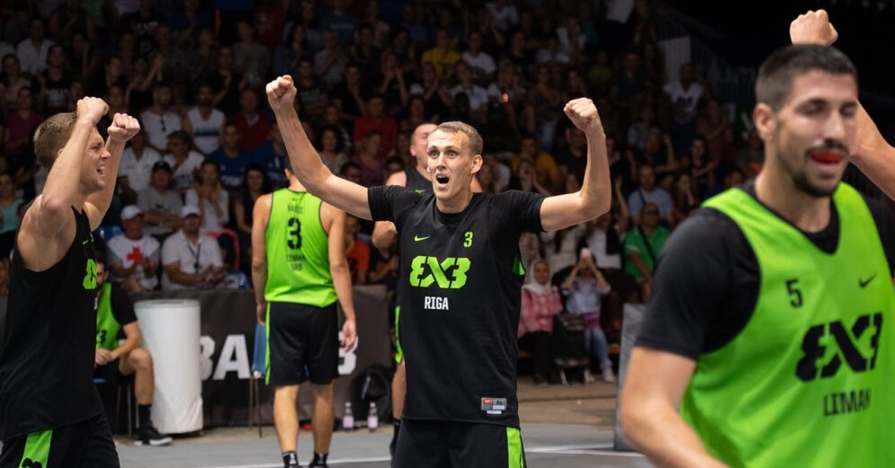 Latvian 3×3 basketball players with two victories reach the quarterfinals of the World Tour stage