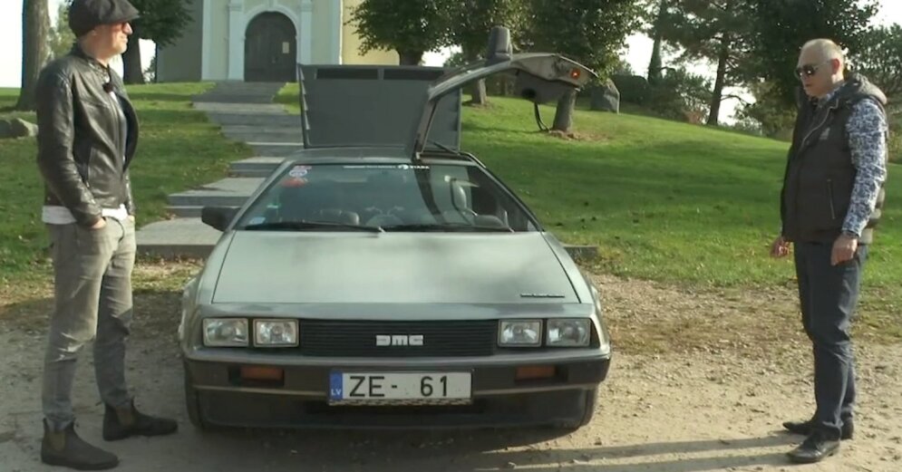 Video: Timrot leaves with legendary ‘DeLorean’ from ‘Back to the Future’