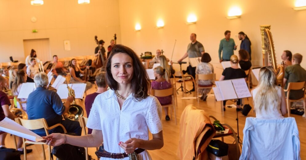 Photo: Musicians meet in rehearsal before the Gala concert of the Operetta Festival