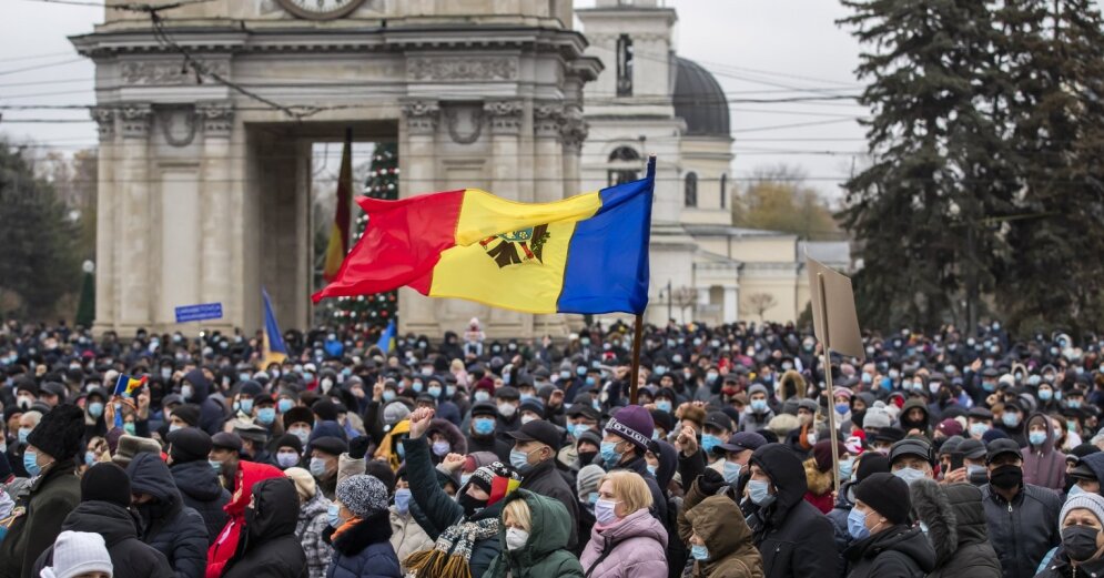 Protesters in Moldova are demanding the resignation of the government