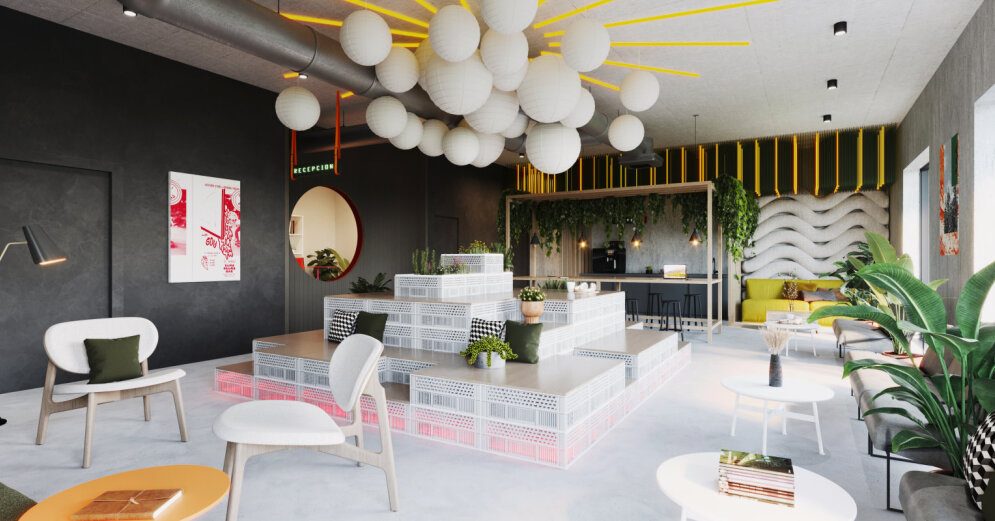 A modern residence for students and young professionals, designed according to Western European standards, opens its doors in Riga