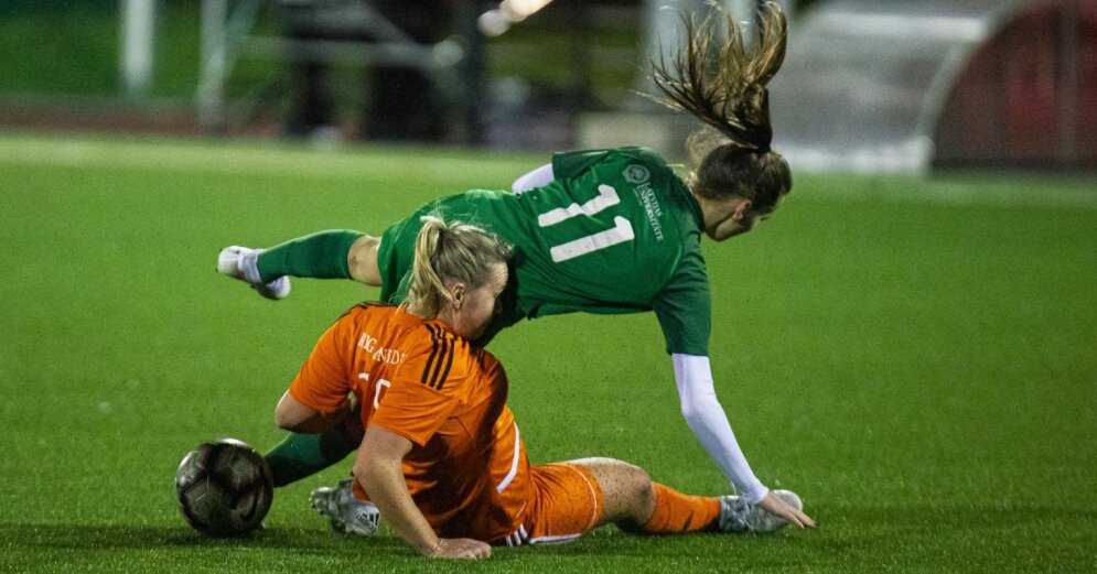 The Latvian Women’s Football League has been suspended until the end of the state of emergency