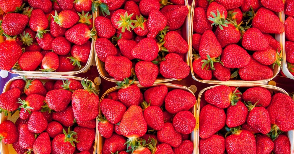 The amount of pesticides used in strawberries is 86% lower than five years ago