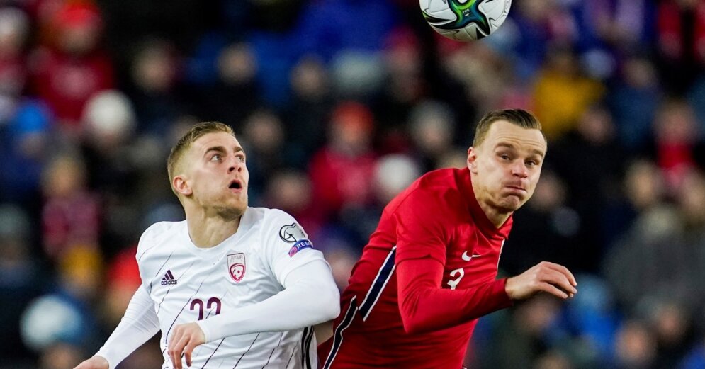 Det latviske fotballandslaget i Norge ødelegger hjemmelagets sjanser til å kvalifisere seg til VM