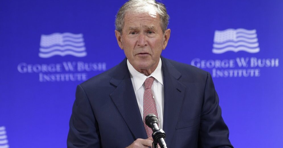 Оговорочка по Фрейду: Джордж Буш раскритиковал войну в Ираке, имея в виду Украину (видео)